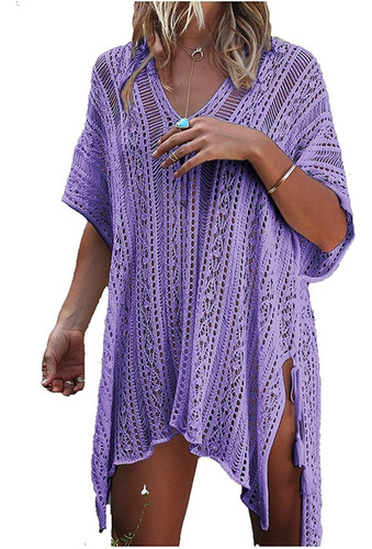 Salida De Playa Pareo Cover Up Baño Ropa Vestido Mujer