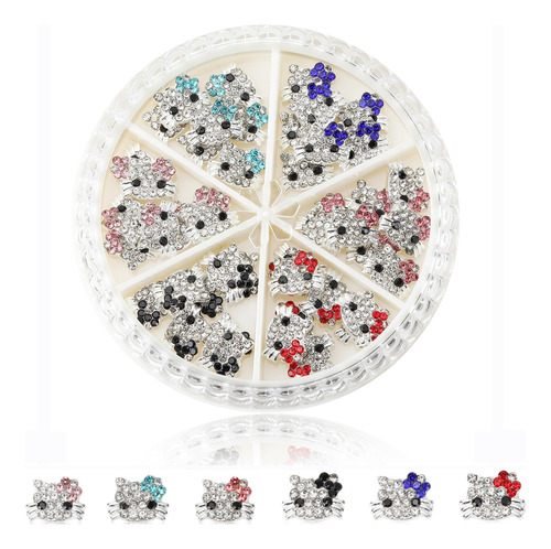 Tembelle Encantos De Unas, 36 Piezas Kawaii Nail Art Charms 