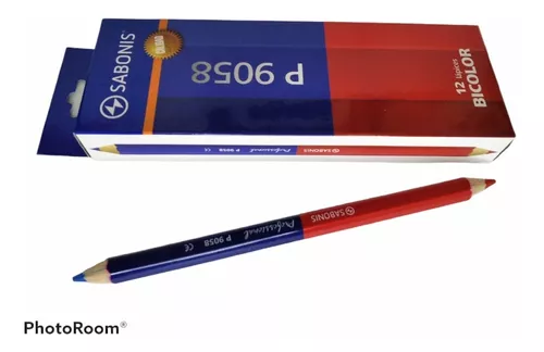 Unidad de Lápiz bicolor Rojo / Azul P9058 SABONIS