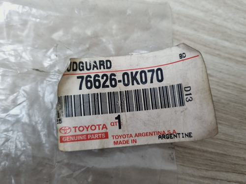 Chapaleta Trasera Izquierda Toyota Hilux 2012 2018 Original