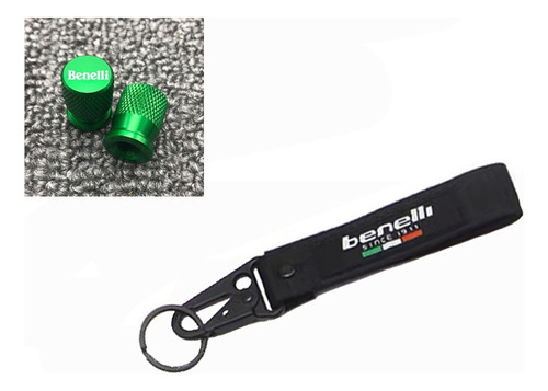 Llavero Y Tapones De Válvula De Neumáticos Para Benelli