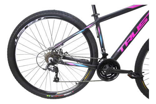 Bicicleta Aro 29 Trust Tx 200 - 24 Velocidades - Aluminio Cor Preto Pink Azul Tamanho Do Quadro 19