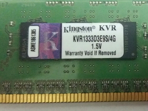 Modulo Ram 4 Gb - Kvr1333d3e9s/4g