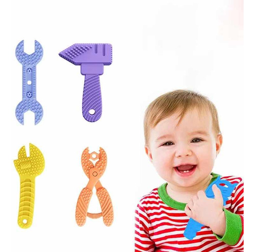 Juguetes De Herramienta De Dentición De Silicona Para Bebés