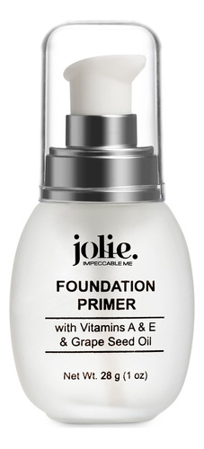 Jolie Foundation Primer Con Vitaminas Y Extracto De Semilla.