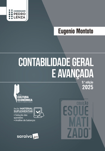 Coleção Esquematizado - Contabilidade Geral E Avançada - 9ª Edição 2025