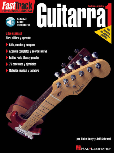 Fasttrack Hal Leonard Método Para Guitarra 1 Hl00695593