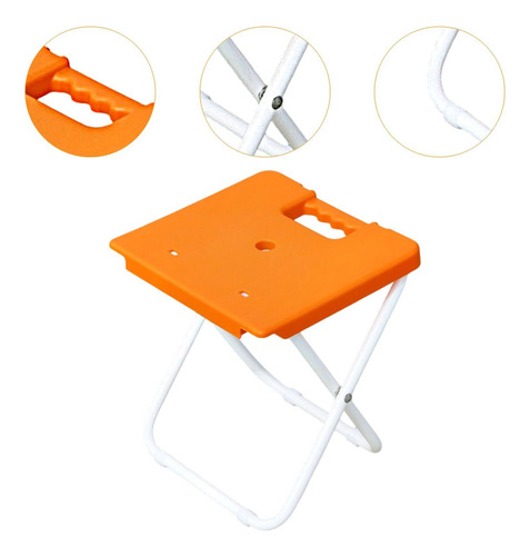 Plegado Plegable Sea De Asiento Moderno De Asiento Naranja