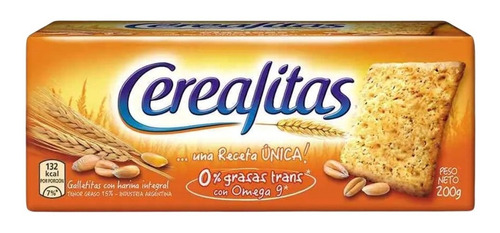 Galletitas Cerealitas 200g X10 Uni - Oferta - Kioscofull7x24