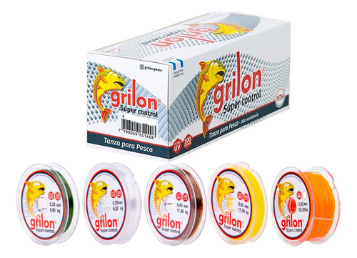 Tanza Nylon Pesca Grilon 0.30mm Caja X 1200mts -  6.9kg