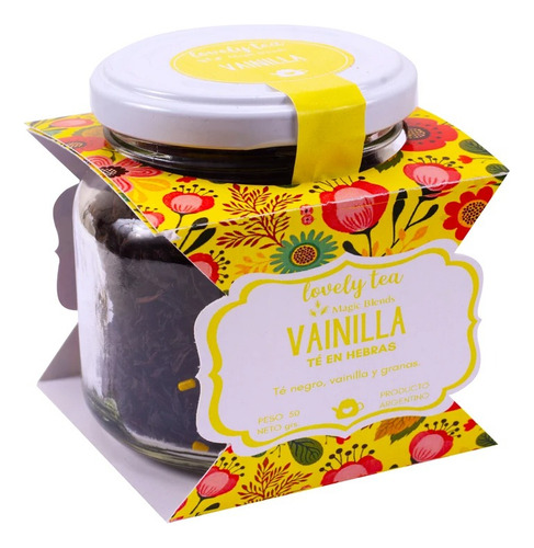 Té En Hebras Vainilla Frasco X 40 Gr - Lovely Tea