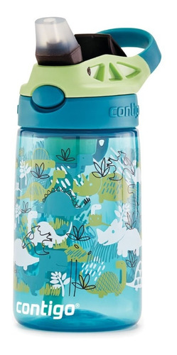 Imagem 7 de 8 de Garrafinha Squeeze Infantil Contigo ® Kids Dinossauros 414ml