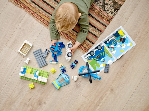 Kit Lego Duplo Comisaría De Policía Y Helicóptero 10959 3+ Cantidad de piezas 40