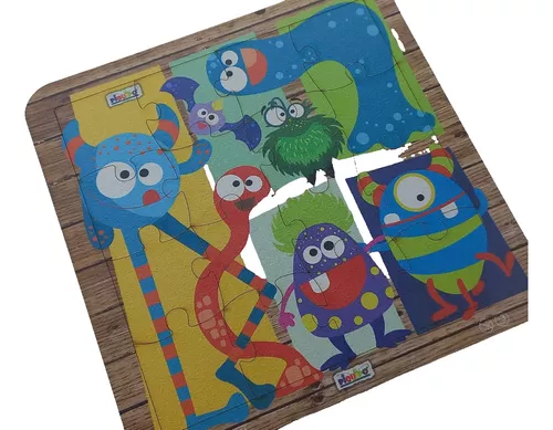 Puzzle Bluey Secreto Con Lupa Para Buscar Objetos 48 Piezas