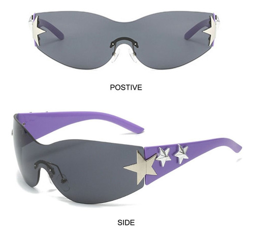 Gafas De Sol Y2k Aesthetic Shades Uv400 Con Protección Para