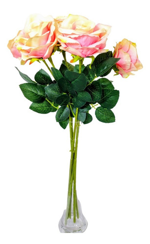 10 Rosas Artificiais Aveludada Flores Artificial Rosa Buquês