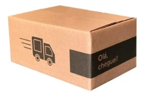Imagem 4 de 8 de 10un Caixa De Papelão Olá Cheguei! P/ Correios Sedex 25x15x8