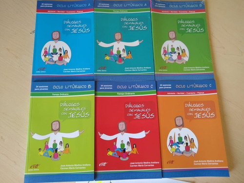 Libro Diálogos Semanales Con Jesús (colección De 6 Libros)
