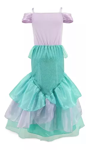 Disfraz Vestido Ariel Sirenita Niña Original De Disney Store
