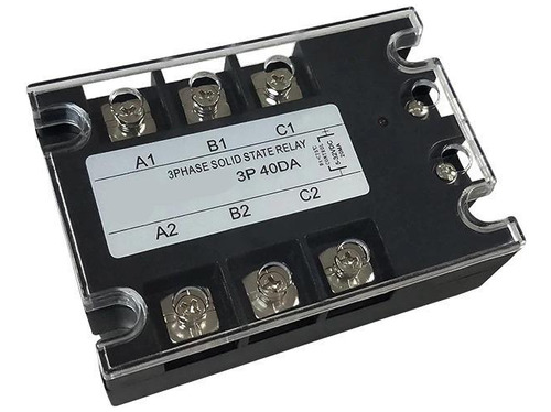 Relé De Estado Sólido Trifásico Ssr-80da 80a 24-480vac