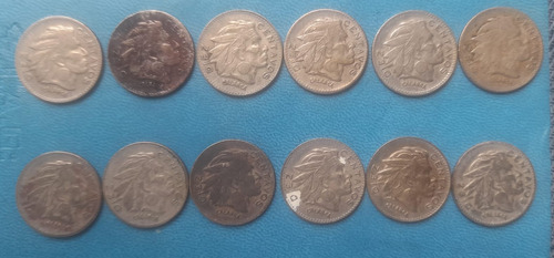 12 Monedas 10 Centavos Calarcá Varios Años