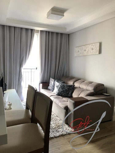 Imagem 2 de 23 de Apartamento A Venda, Condomínio Residencial Campestre Garden, Osasco, Jd. Santo Antônio, 54 M², Andar Alto, Oportunidade Única, 2 Dormitórios, Varanda - Ap01424 - 70735401