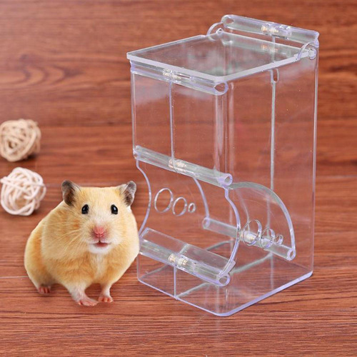 Alimentador De Hamster Automático Pequeno Tigela De Uma