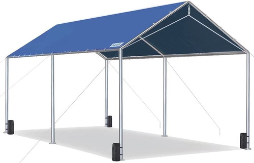 Toldo Plegable 6x3mts Azul Tienda Fisica Las Mercedes