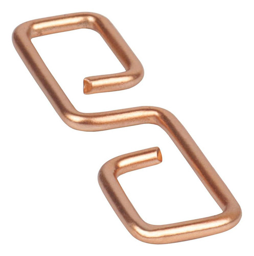 6 Elegante Colgador De Gancho En Forma De V Para Color Cobre