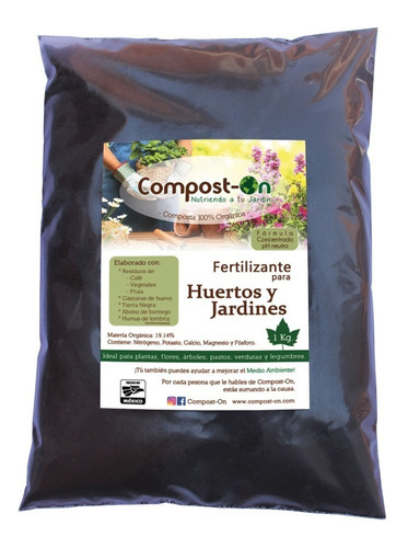 1 Kg Composta Orgánica Compost-0n