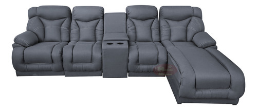 Sala Modular Con Reclinable Y Portavasos Mod. Marruecos Mini