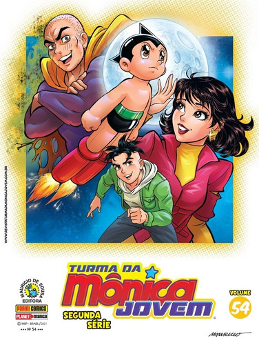 Turma da Mônica Jovem Reedição Vol. 54, de Mauricio de Sousa. Editora Panini Brasil LTDA, capa mole em português, 2022