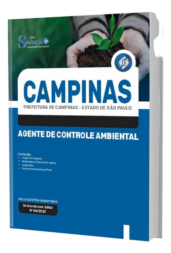 Apostila Campinas Sp - Agente De Controle Ambiental