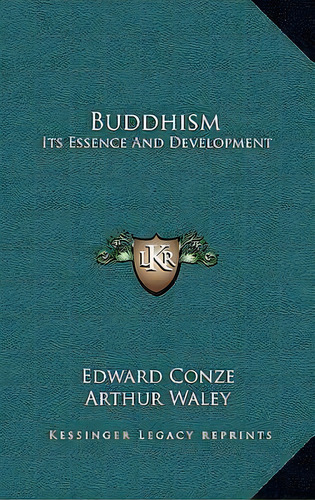 Buddhism, De Edward Ze. Editorial Kessinger Publishing, Tapa Dura En Inglés