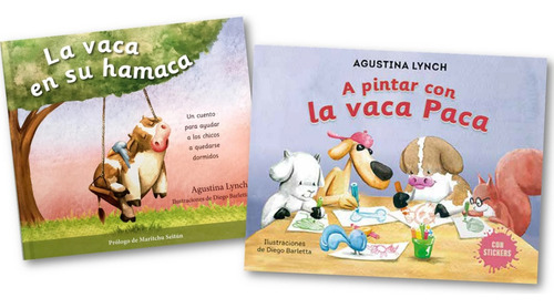 * Vaca En Su Hamaca + Libro Colorear * Agustina Lynch 