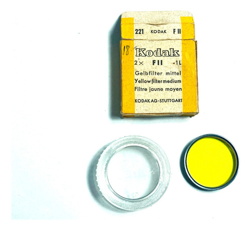 Filtro Kodak Retina Germany Amarillo 32mm Excelente Estado