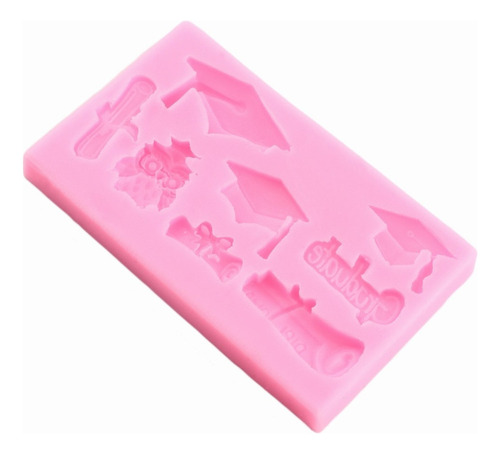 Yt 2pcs Molde De Silicona Graduación Fondant Resina Pasta