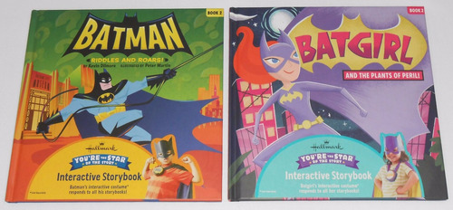 Hallmark Batman Riddles + Batgirl Plantas Livros Interativos | Parcelamento  sem juros