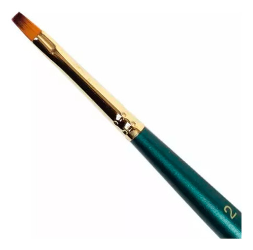 Kit 3un Pincel 715 Premium Chato N° 02 - Keramik