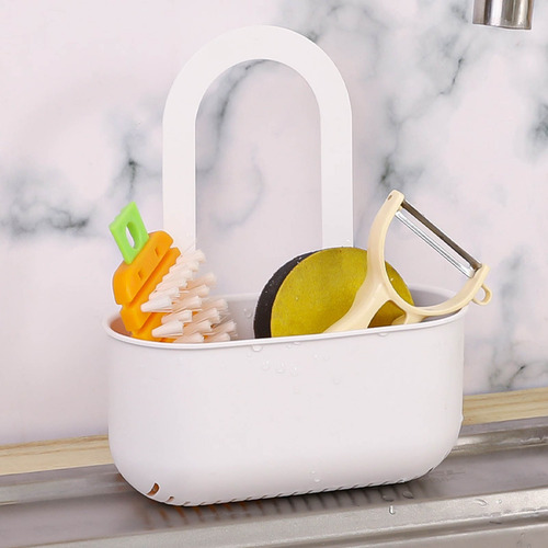 Cesta Para Desagües Q, Bolsa Colgante, Grifo, Esponja, Estan