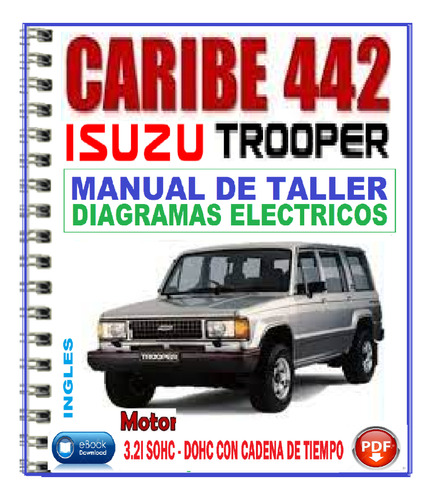 Manual De Taller Servicio Isuzu Trooper 1991- 1995.