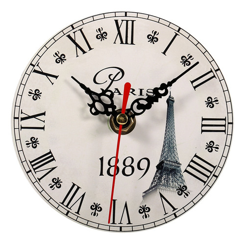 Reloj Redondo De Madera 12# Blue #6 12, Creativo, Antiguo, D