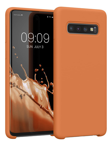 Funda Para Galaxy S10 Warm Apricot Plastico Tpu Silicon