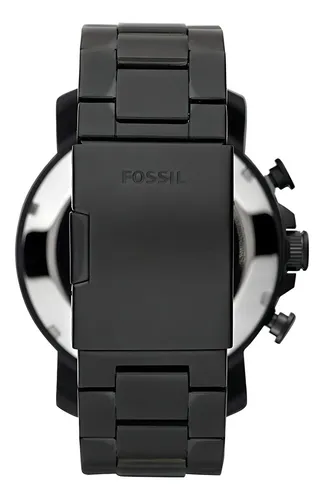 N Reloj Pulsera Fossil Nate Con Correa De Acero Inoxidable