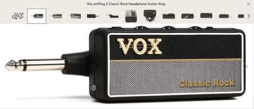 Vox Amplug2 Rock Amplificador Audifonos (infusiontienda)