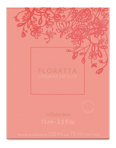 Floratta Cerejeira Em Flor Deo Colônia O Boticário 75ml