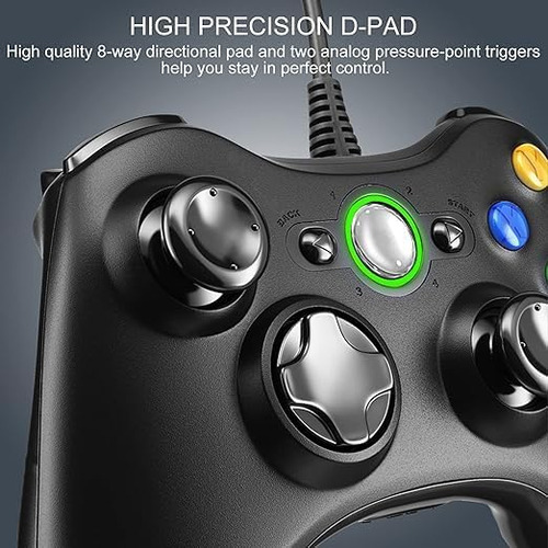 Controlador De Juegos Gezimetie Wired Para Xbox 360/360 Slim