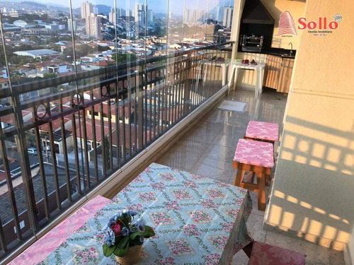 Imagem 7 de 30 de Apartamento Totalmente Mobiliado Com 3 Suítes E 3 Vagas, 150m² - Vila Rosália - Guarulhos/sp - Ap0491