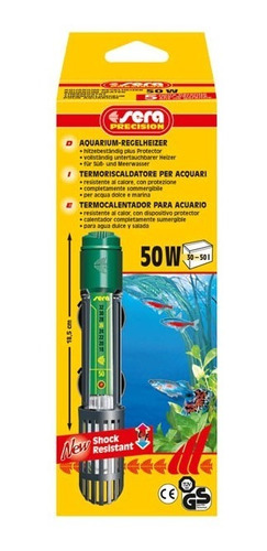 Sera Calefactor Protegido 50w Termocalefactor Acuario Pecera