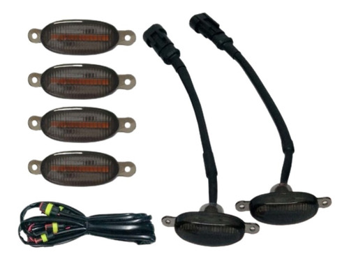 Kit Completo Luces Led Para Parrilla Ambar-ahumada